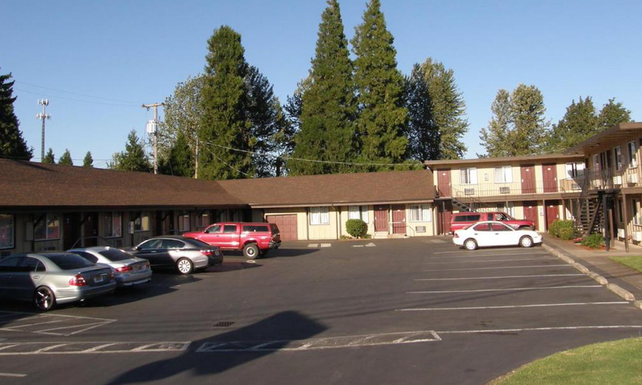 Spacious Hotel Parking Area